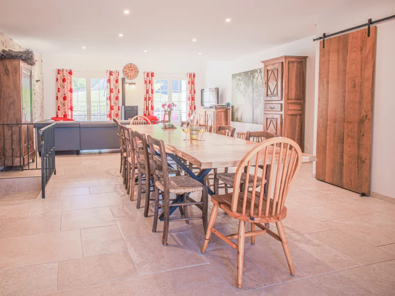 Pièce à vivre du gîte - Haute Provence, Vallée du Jarbon