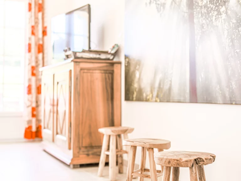 Pièce à vivre du gîte - Haute Provence, Vallée du Jarbon