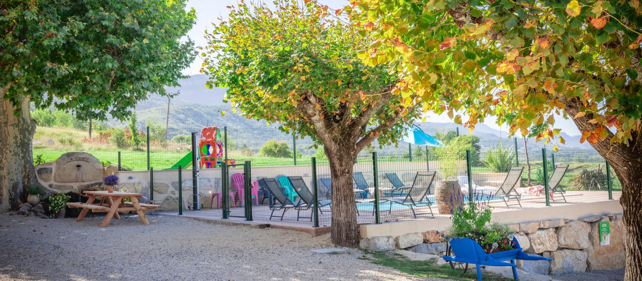 Piscine du gîte - Haute Provence, Vallée du Jarbon