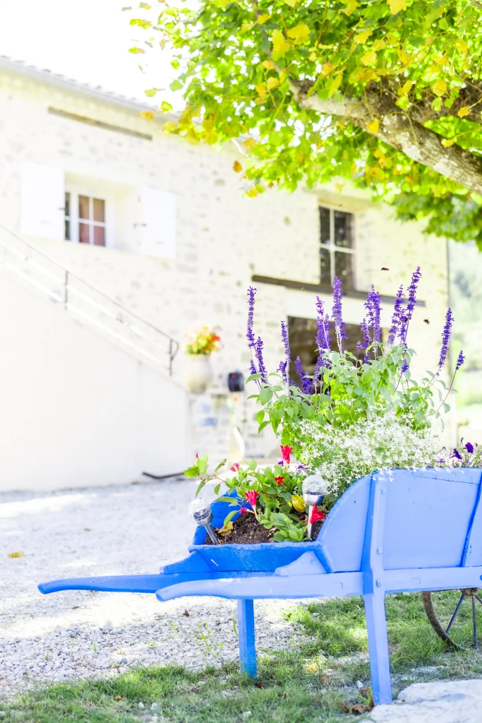 Entrée du gîte - Haute Provence, Vallée du Jarbon