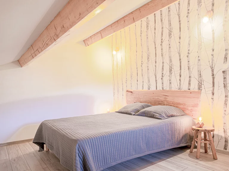 Chambre du gîte - Haute Provence, Vallée du Jarbon